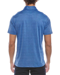 Tailorbyrd Honeycomb Jacquard Textured Performance Polo Shirt