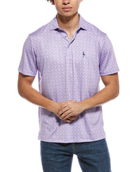 Tailorbyrd Golf Clubs Printed Performance Polo Shirt