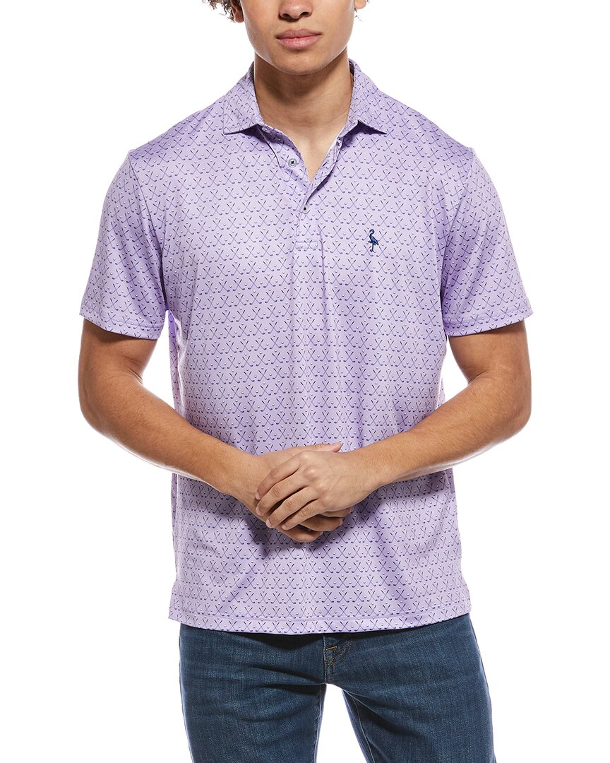 Tailorbyrd Golf Clubs Printed Performance Polo Shirt