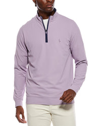 Tailorbyrd Micro Grid Textured Performance 1/4-Zip Pullover