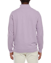 Tailorbyrd Micro Grid Textured Performance 1/4-Zip Pullover