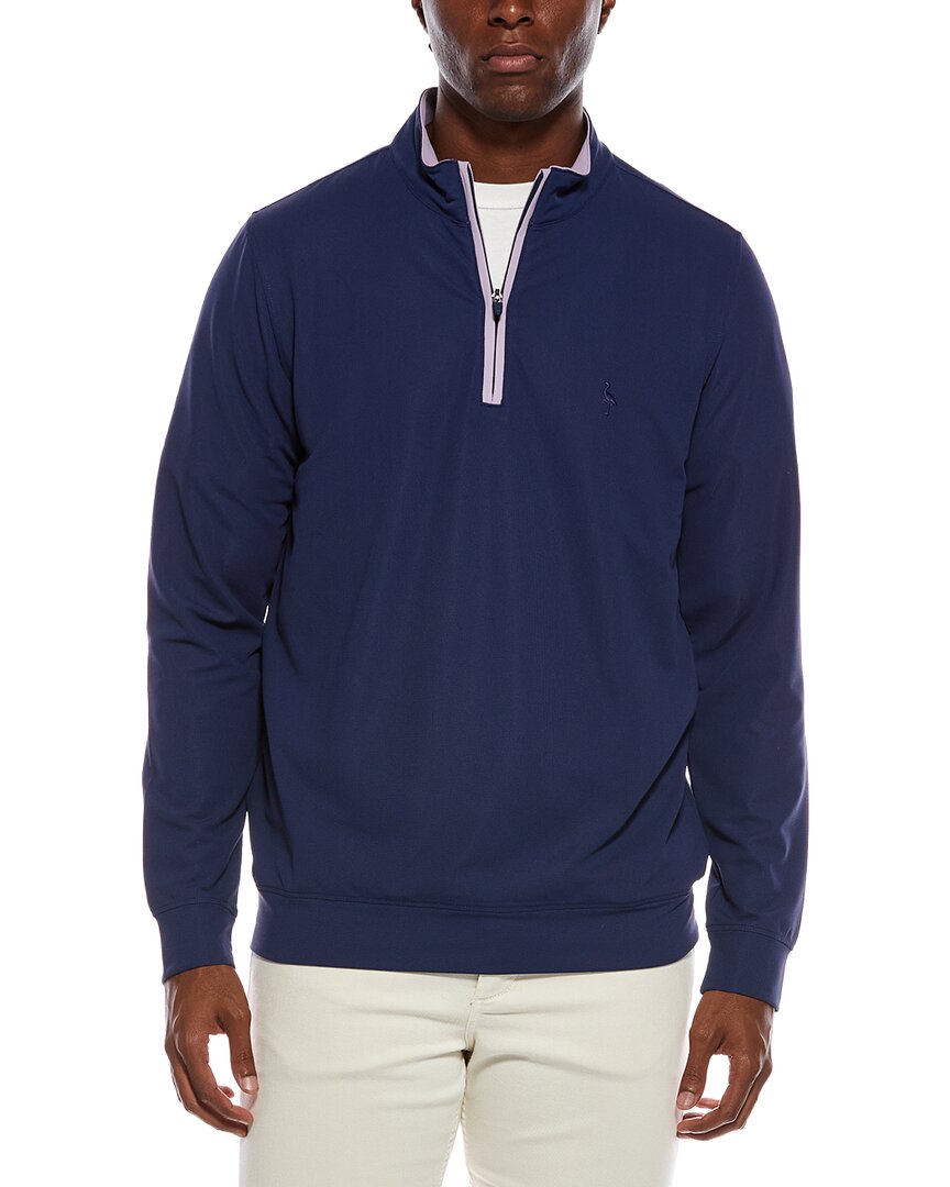 Tailorbyrd Micro Grid Textured Performance 1/4-Zip Pullover
