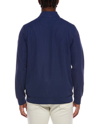 Tailorbyrd Micro Grid Textured Performance 1/4-Zip Pullover