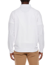 Tailorbyrd Micro Grid Textured Performance 1/4-Zip Pullover