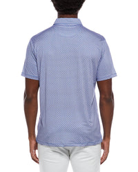 Tailorbyrd Geo Floral Printed Performance Polo Shirt