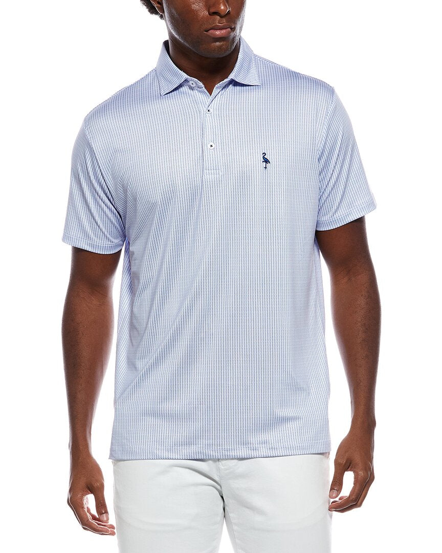 Tailorbyrd Multi Dots Printed Performance Polo Shirt