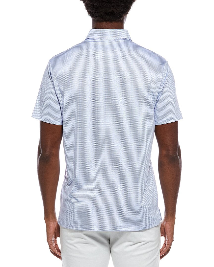 Tailorbyrd Multi Dots Printed Performance Polo Shirt