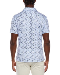 Tailorbyrd Vintage Stars Printed Performance Polo Shirt