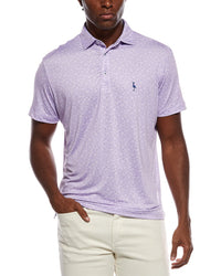 Tailorbyrd Summer Floral Printed Performance Polo Shirt