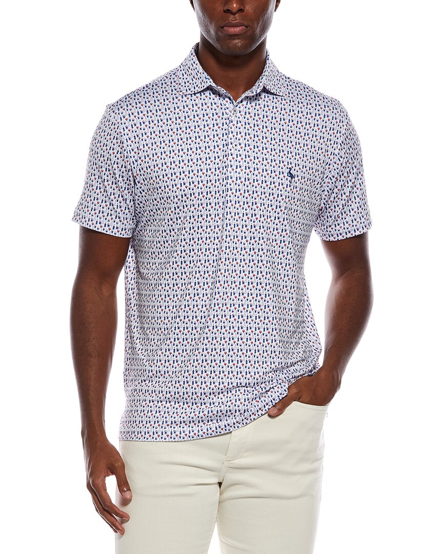 Tailorbyrd Bottoms Up Printed Performance Polo Shirt