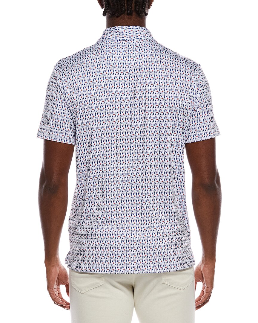 Tailorbyrd Bottoms Up Printed Performance Polo Shirt