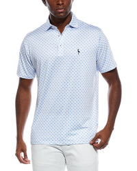 Tailorbyrd Carts And Byrds Printed Performance Polo Shirt