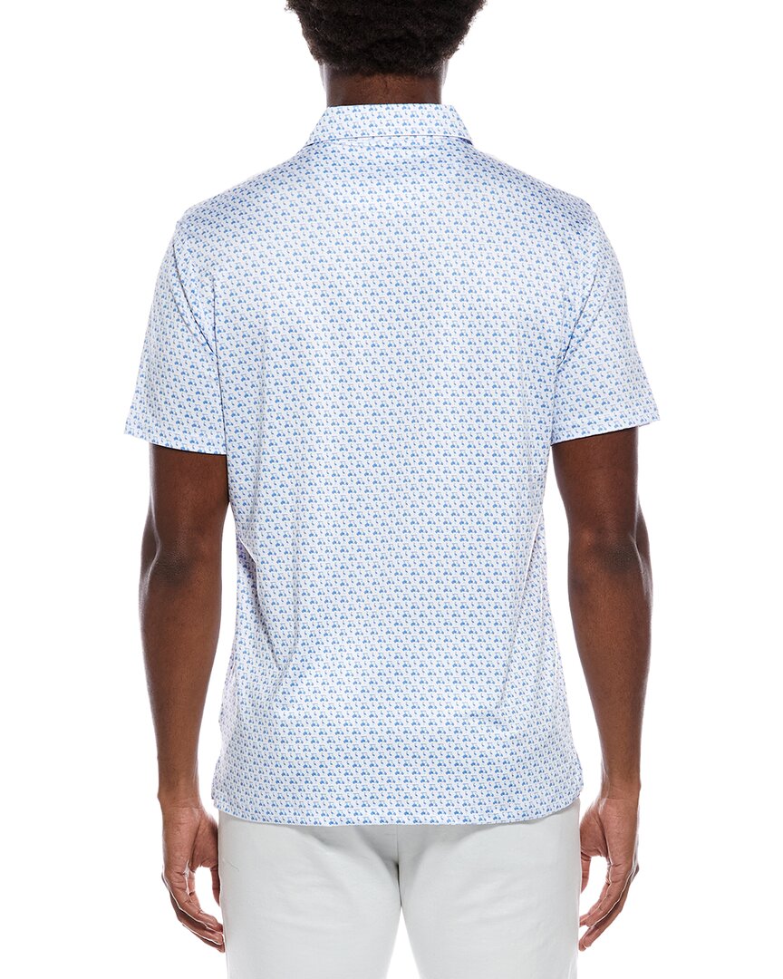 Tailorbyrd Carts And Byrds Printed Performance Polo Shirt