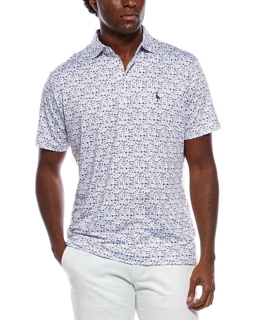 Tailorbyrd Hole-In-One Printed Performance Polo Shirt