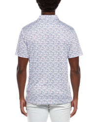 Tailorbyrd Hole-In-One Printed Performance Polo Shirt