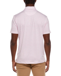 Tailorbyrd Flamingos Printed Performance Polo Shirt