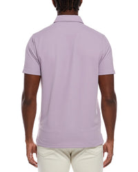 Tailorbyrd Micro Grid Textured Performance Polo Shirt
