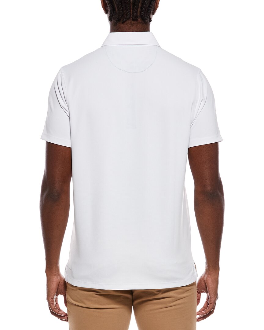 Tailorbyrd Micro Grid Textured Performance Polo Shirt