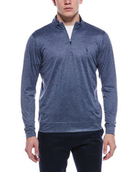 Tailorbyrd Melange Mesh Performance Quarter Zip Pullover