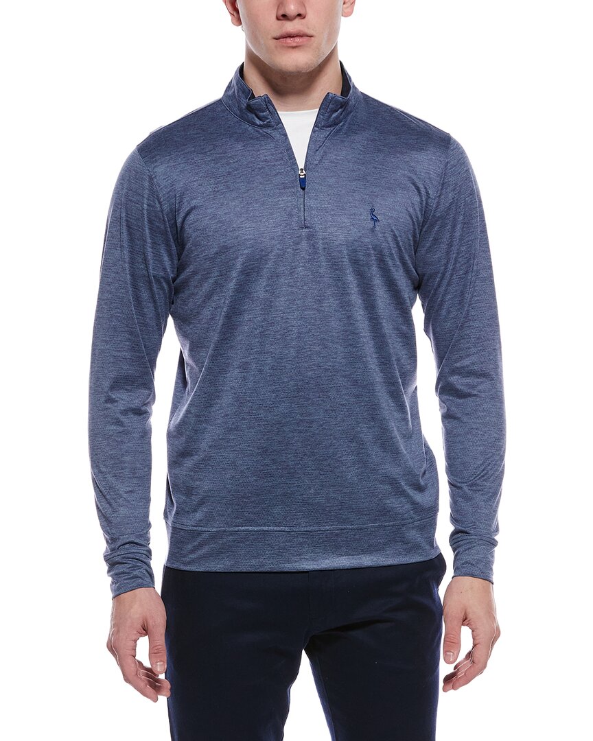 Tailorbyrd Melange Mesh Performance Quarter Zip Pullover