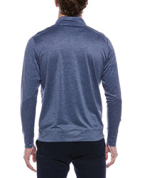 Tailorbyrd Melange Mesh Performance Quarter Zip Pullover