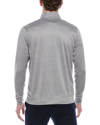 Tailorbyrd Melange Mesh Performance Quarter Zip Pullover