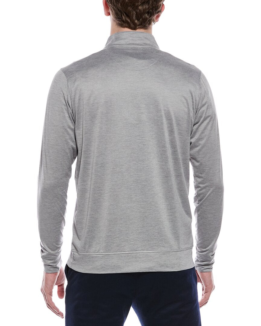 Tailorbyrd Melange Mesh Performance Quarter Zip Pullover