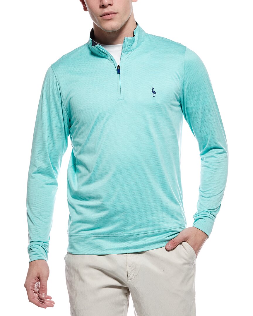 Tailorbyrd Melange Mesh Performance Quarter Zip Pullover