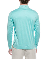 Tailorbyrd Melange Mesh Performance Quarter Zip Pullover