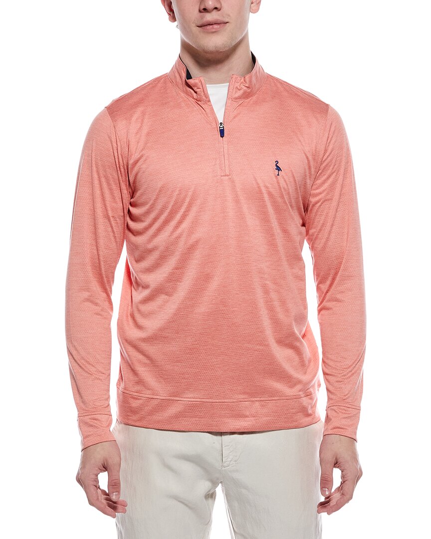 Tailorbyrd Melange Mesh Performance Quarter Zip Pullover