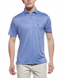 Tailorbyrd Carts And Byrds Printed Performance Polo Shirt