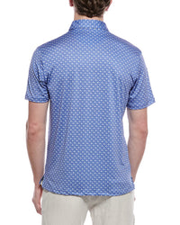 Tailorbyrd Carts And Byrds Printed Performance Polo Shirt