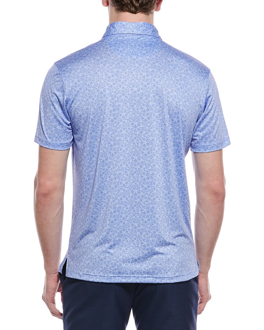 Tailorbyrd Summer Floral Printed Performance Polo Shirt