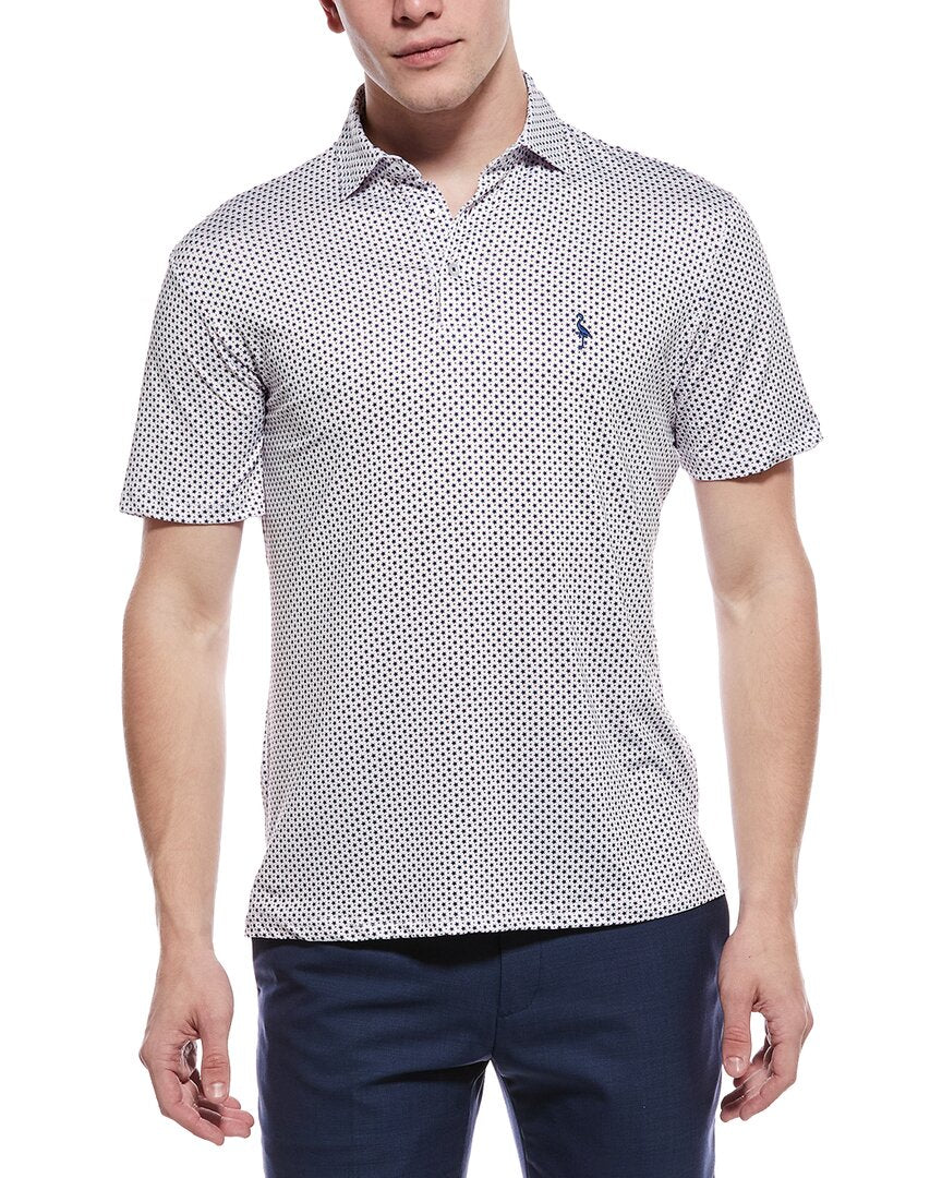 Tailorbyrd Stars Printed Performance Polo Shirt