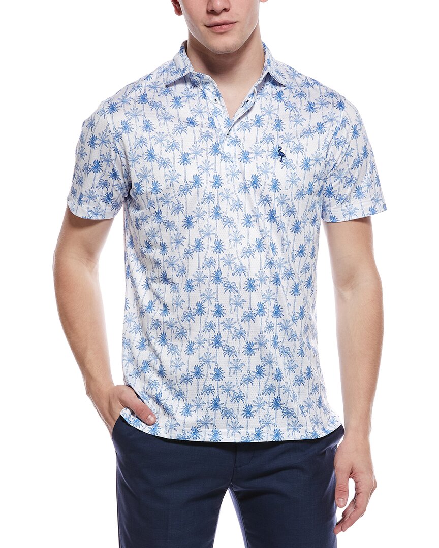 Tailorbyrd Vintage Palm Trees Printed Mesh Perform