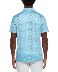 Tailorbyrd Hole-In-One Printed Performance Polo Shirt