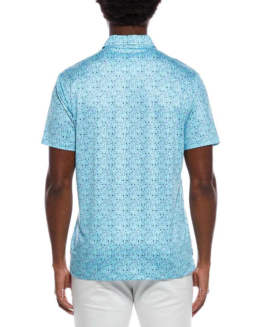 Tailorbyrd Hole-In-One Printed Performance Polo Shirt