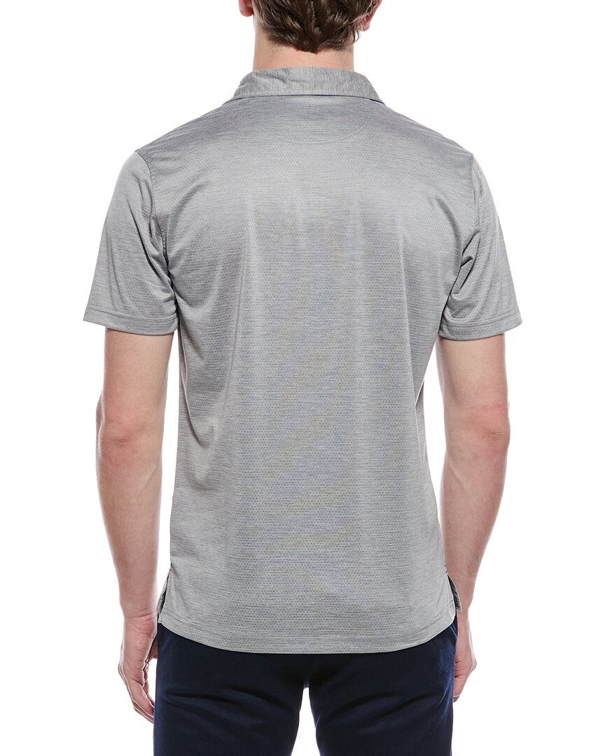 Tailorbyrd Melange Mesh Performance Polo Shirt