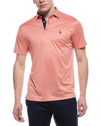 Tailorbyrd Melange Mesh Performance Polo Shirt