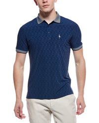 Tailorbyrd Tech Slub Textured Performance Polo Shirt