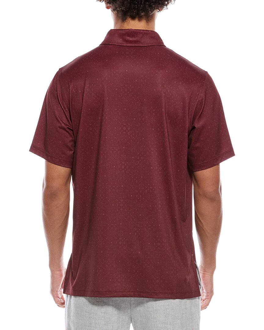 Ashworth Tonal Mosaic Polo Shirt