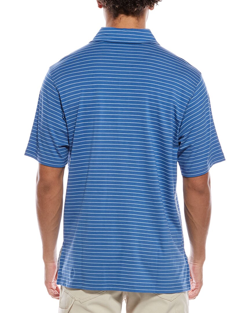 Ashworth Listado Stripe Polo Shirt