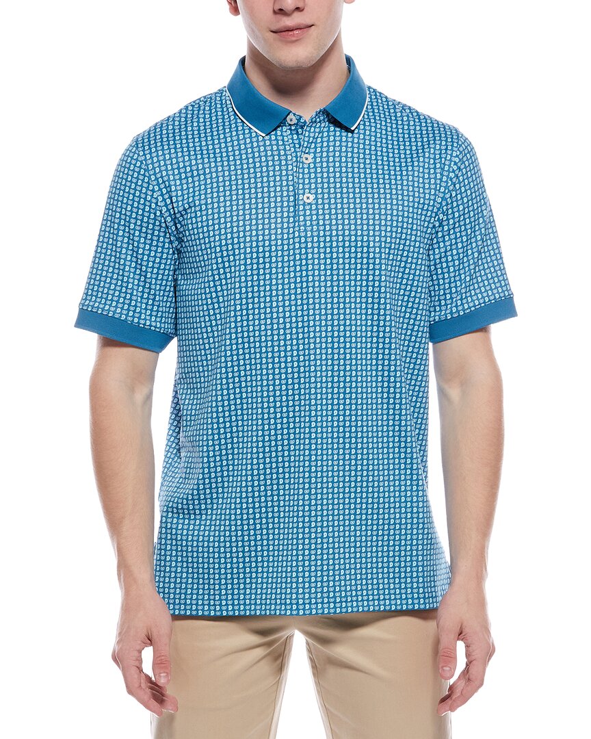 Ashworth Micro Paisley Polo Shirt
