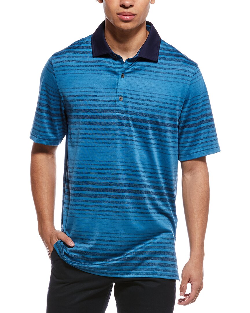 Ashworth Breezy Stripe Polo Shirt