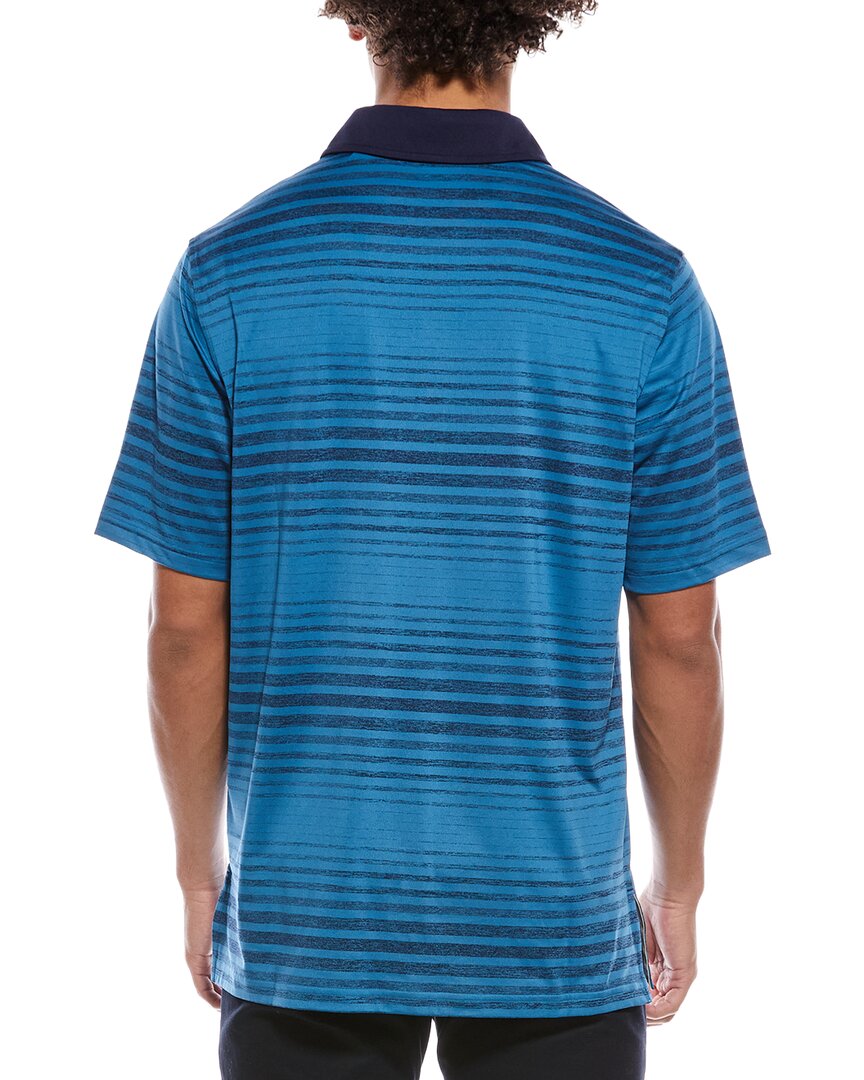 Ashworth Breezy Stripe Polo Shirt