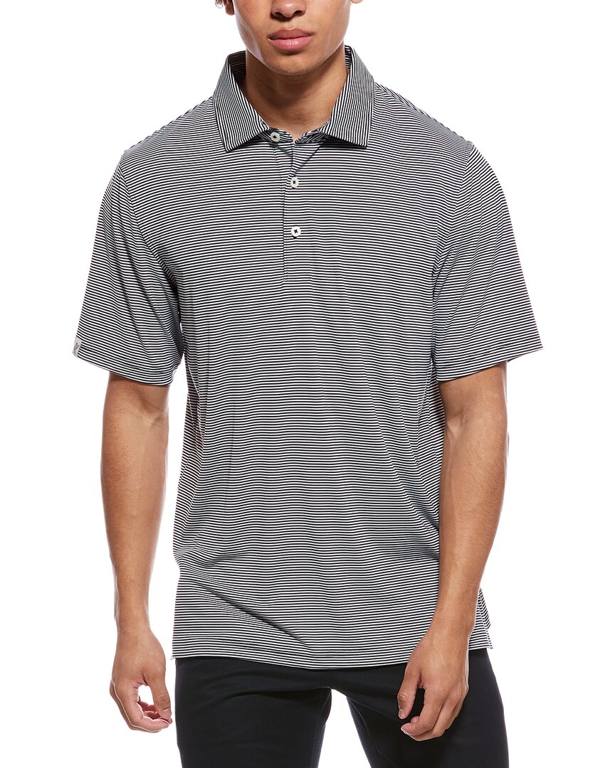 Ashworth Brunch Micro Stripe Polo Shirt