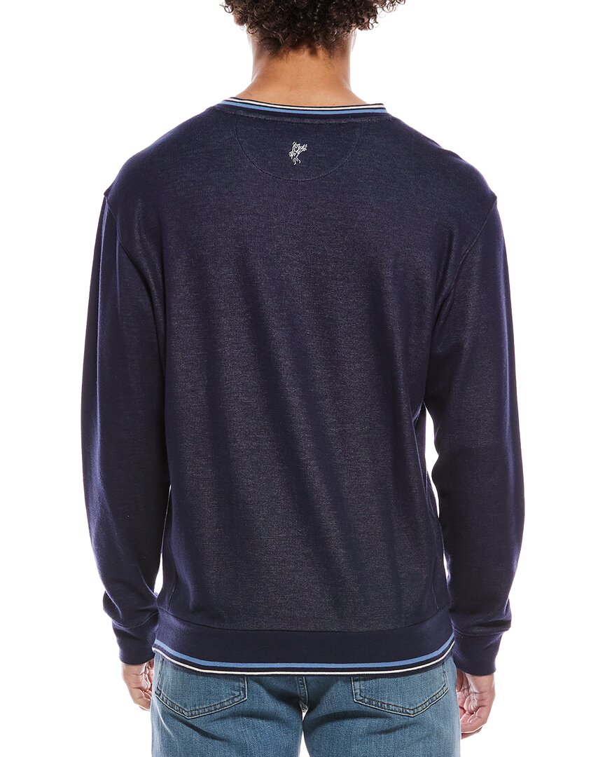 Ashworth Peached Saba V-Neck Sweatshirt