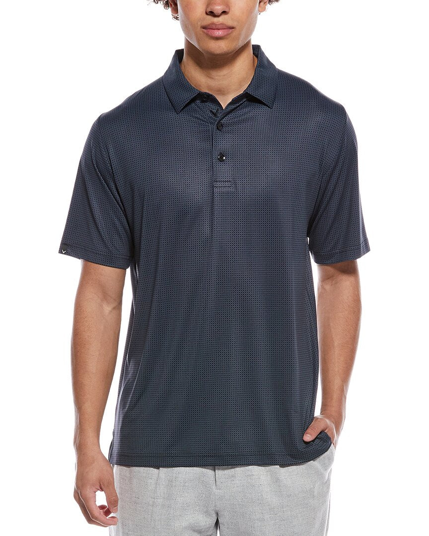 Callaway Chev Foulard Print Polo Shirt