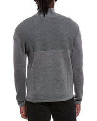 Capranea Titlis Full Zip Wool Mock Neck Sweater