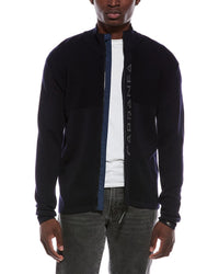 Capranea Titlis Full Zip Wool Mock Neck Sweater
